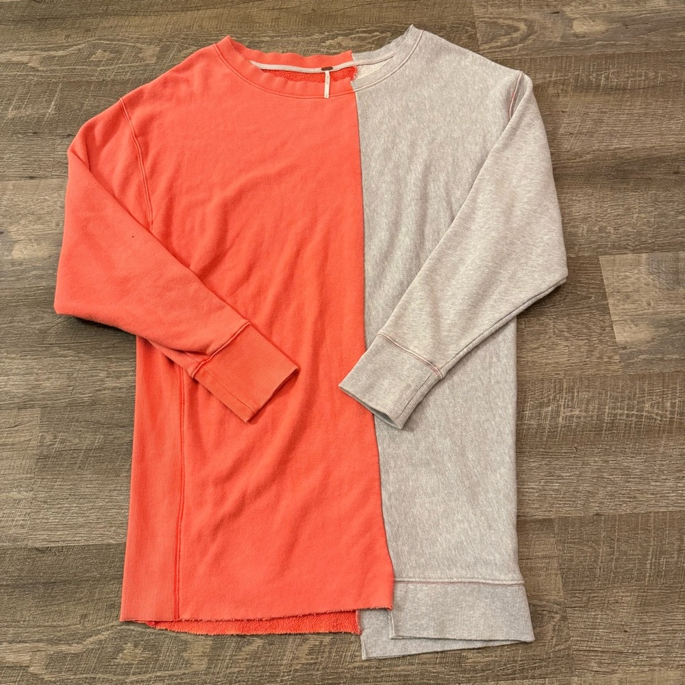 Free People Colorblock Sweatshirt